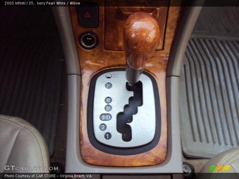 Ivory Pearl White / Willow 2003 Infiniti I 35