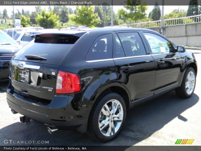 Ebony Black / Charcoal Black 2011 Ford Edge Limited AWD