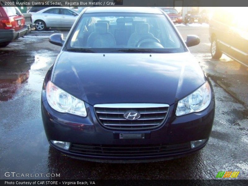 Regatta Blue Metallic / Gray 2008 Hyundai Elantra SE Sedan