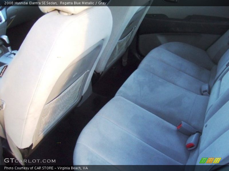 Regatta Blue Metallic / Gray 2008 Hyundai Elantra SE Sedan