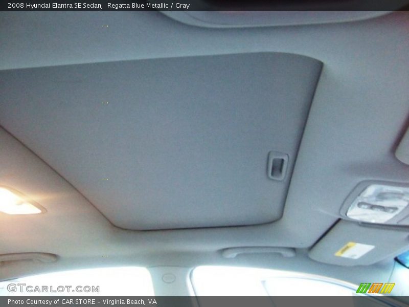 Regatta Blue Metallic / Gray 2008 Hyundai Elantra SE Sedan