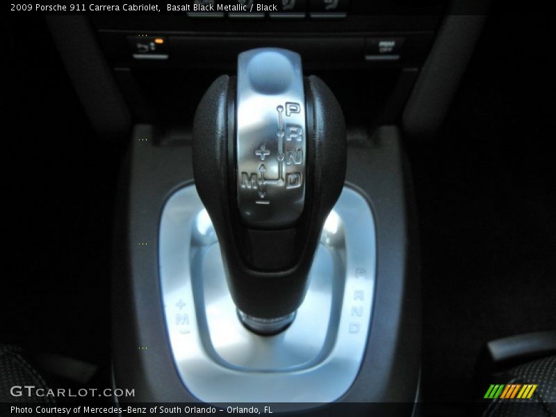 Basalt Black Metallic / Black 2009 Porsche 911 Carrera Cabriolet