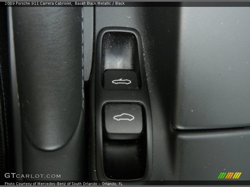 Basalt Black Metallic / Black 2009 Porsche 911 Carrera Cabriolet