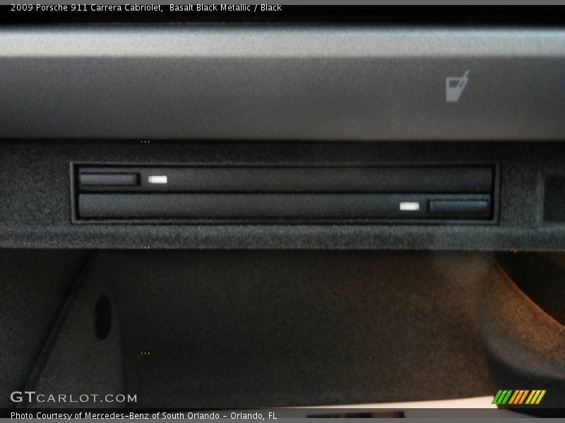 Basalt Black Metallic / Black 2009 Porsche 911 Carrera Cabriolet