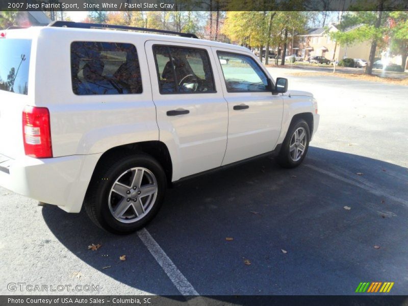 Stone White / Pastel Slate Gray 2007 Jeep Patriot Sport
