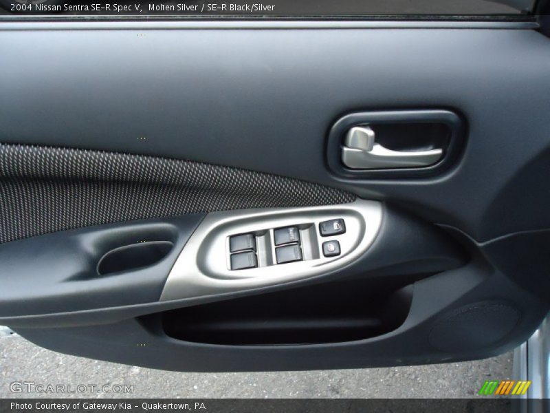 Molten Silver / SE-R Black/Silver 2004 Nissan Sentra SE-R Spec V