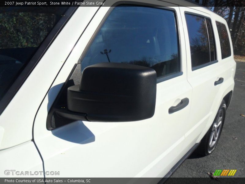 Stone White / Pastel Slate Gray 2007 Jeep Patriot Sport