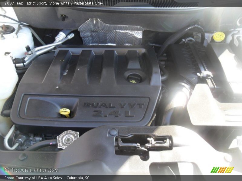 Stone White / Pastel Slate Gray 2007 Jeep Patriot Sport