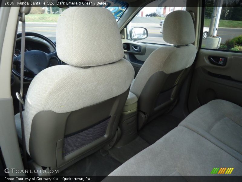 Dark Emerald Green / Beige 2006 Hyundai Santa Fe GLS