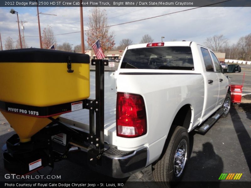 Bright White / Dark Slate/Medium Graystone 2012 Dodge Ram 2500 HD ST Crew Cab 4x4 Plow Truck