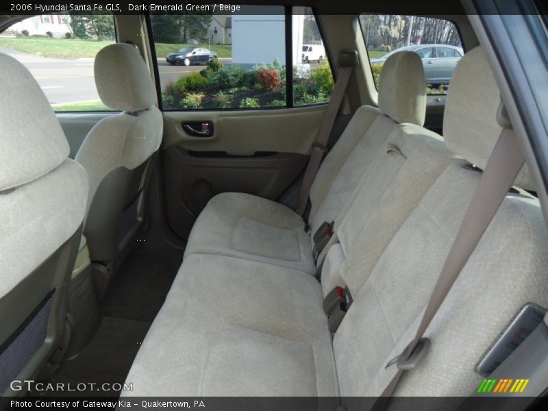 Dark Emerald Green / Beige 2006 Hyundai Santa Fe GLS