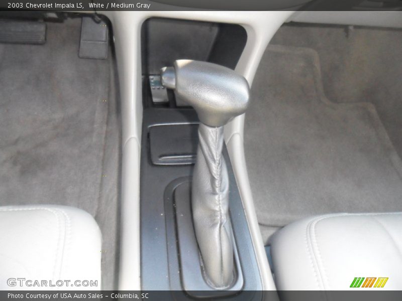 White / Medium Gray 2003 Chevrolet Impala LS
