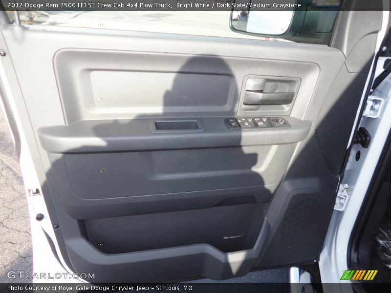 Bright White / Dark Slate/Medium Graystone 2012 Dodge Ram 2500 HD ST Crew Cab 4x4 Plow Truck