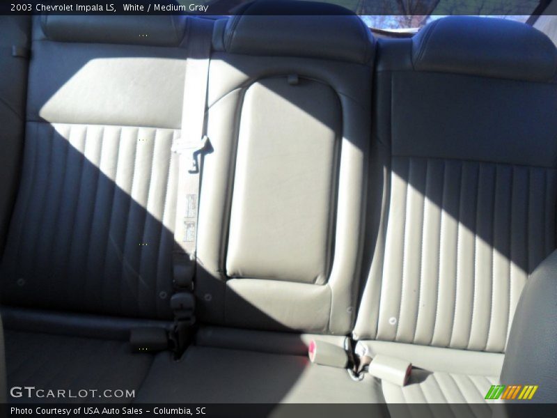White / Medium Gray 2003 Chevrolet Impala LS