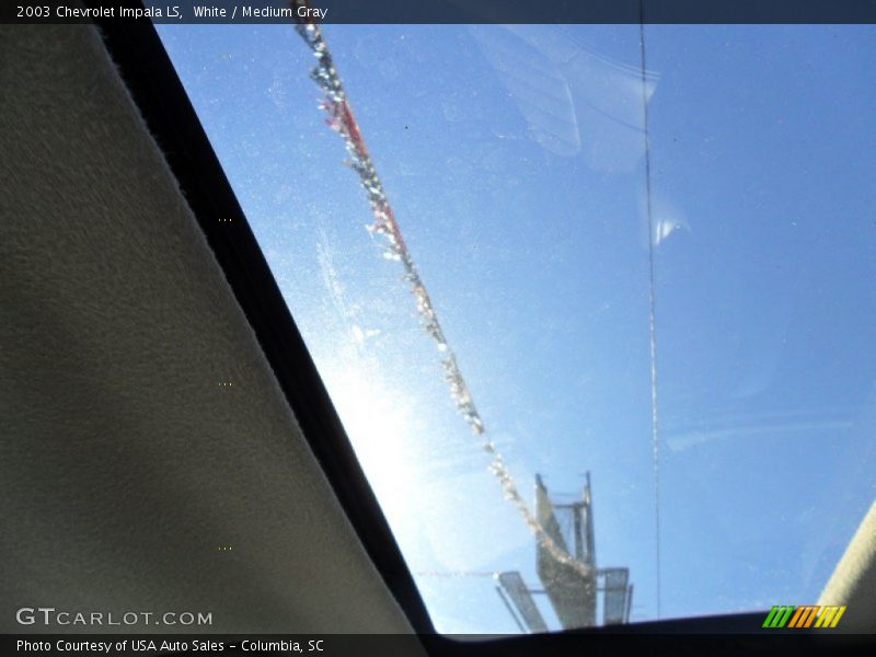 White / Medium Gray 2003 Chevrolet Impala LS