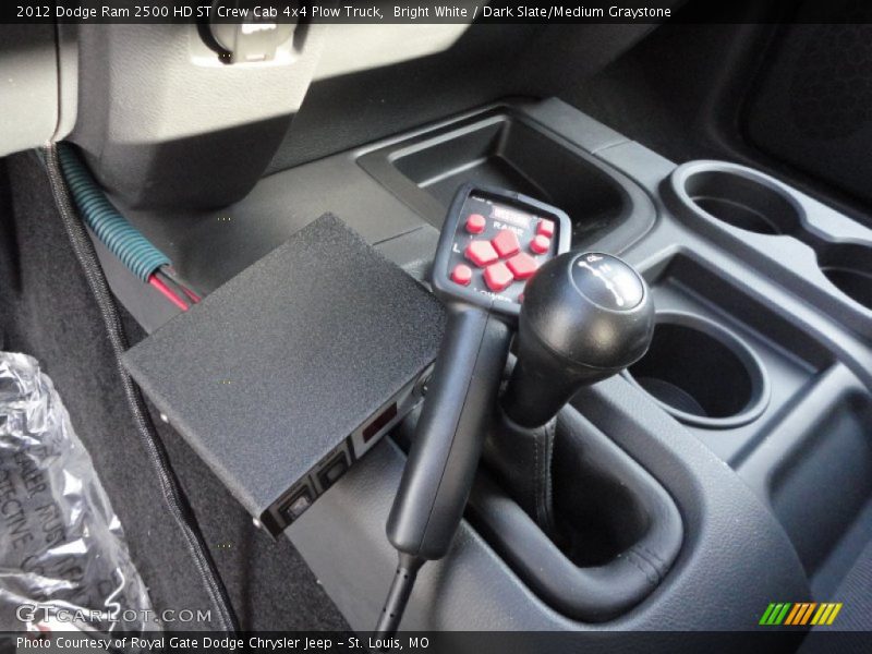 Bright White / Dark Slate/Medium Graystone 2012 Dodge Ram 2500 HD ST Crew Cab 4x4 Plow Truck
