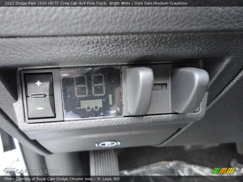 Bright White / Dark Slate/Medium Graystone 2012 Dodge Ram 2500 HD ST Crew Cab 4x4 Plow Truck