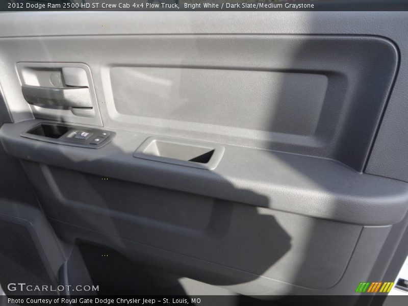 Bright White / Dark Slate/Medium Graystone 2012 Dodge Ram 2500 HD ST Crew Cab 4x4 Plow Truck