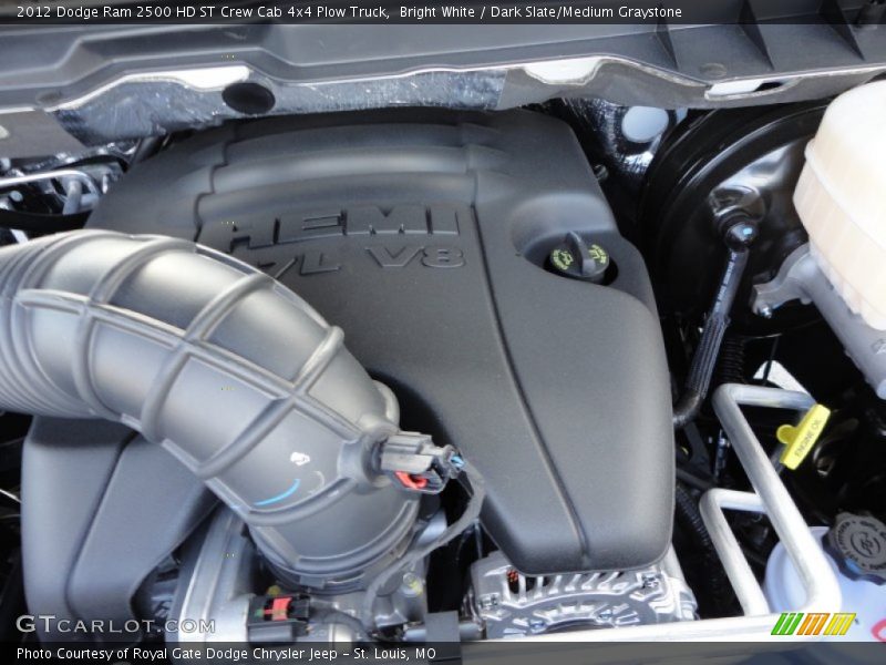 Bright White / Dark Slate/Medium Graystone 2012 Dodge Ram 2500 HD ST Crew Cab 4x4 Plow Truck