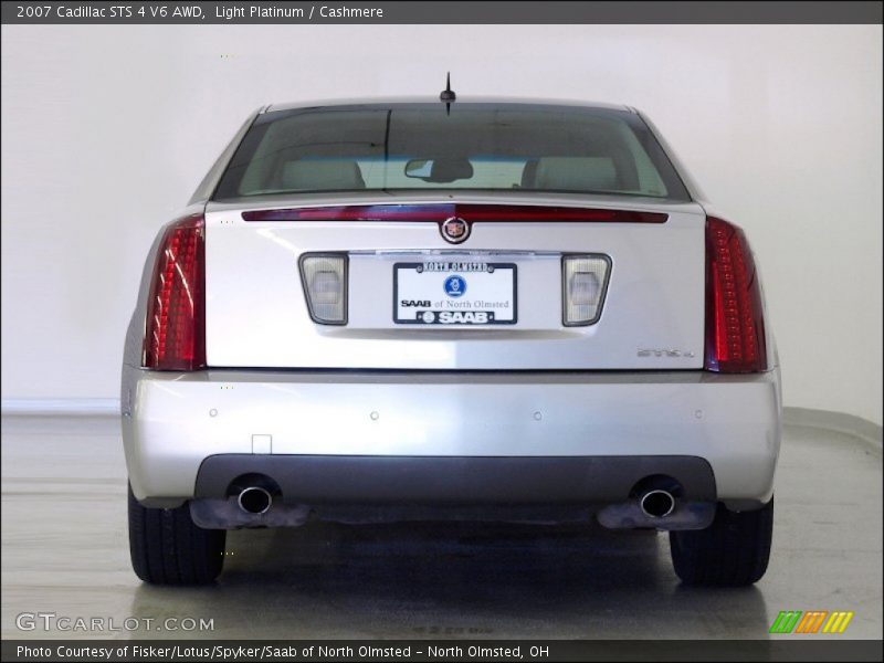 Light Platinum / Cashmere 2007 Cadillac STS 4 V6 AWD