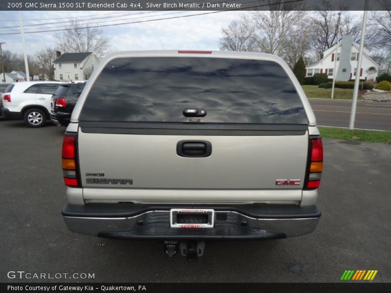 Silver Birch Metallic / Dark Pewter 2005 GMC Sierra 1500 SLT Extended Cab 4x4