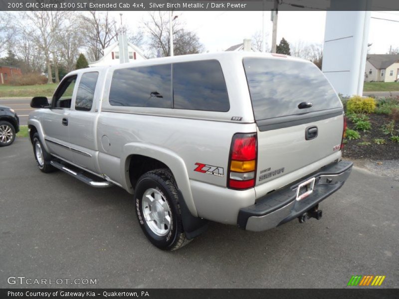 Silver Birch Metallic / Dark Pewter 2005 GMC Sierra 1500 SLT Extended Cab 4x4