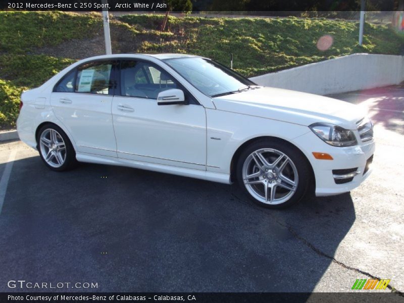 Arctic White / Ash 2012 Mercedes-Benz C 250 Sport