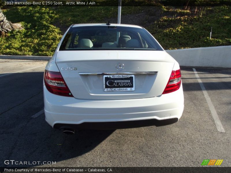 Arctic White / Ash 2012 Mercedes-Benz C 250 Sport