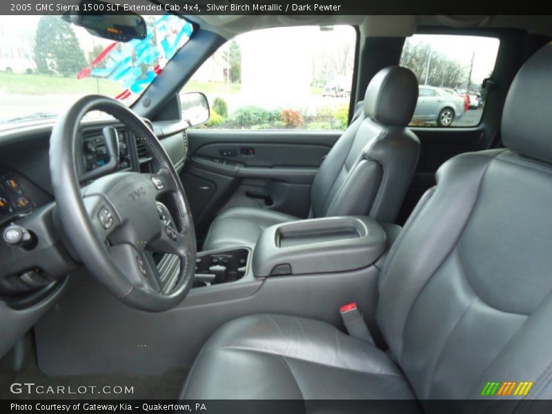 Silver Birch Metallic / Dark Pewter 2005 GMC Sierra 1500 SLT Extended Cab 4x4
