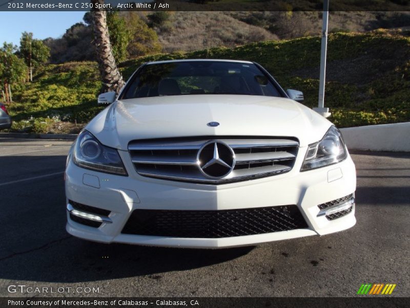 Arctic White / Ash 2012 Mercedes-Benz C 250 Sport