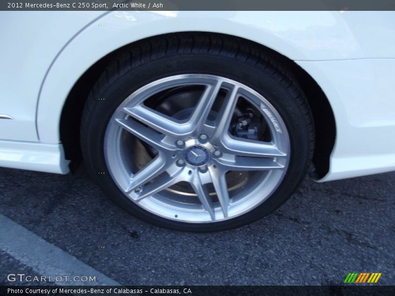 Arctic White / Ash 2012 Mercedes-Benz C 250 Sport