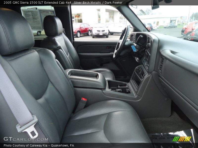 Silver Birch Metallic / Dark Pewter 2005 GMC Sierra 1500 SLT Extended Cab 4x4