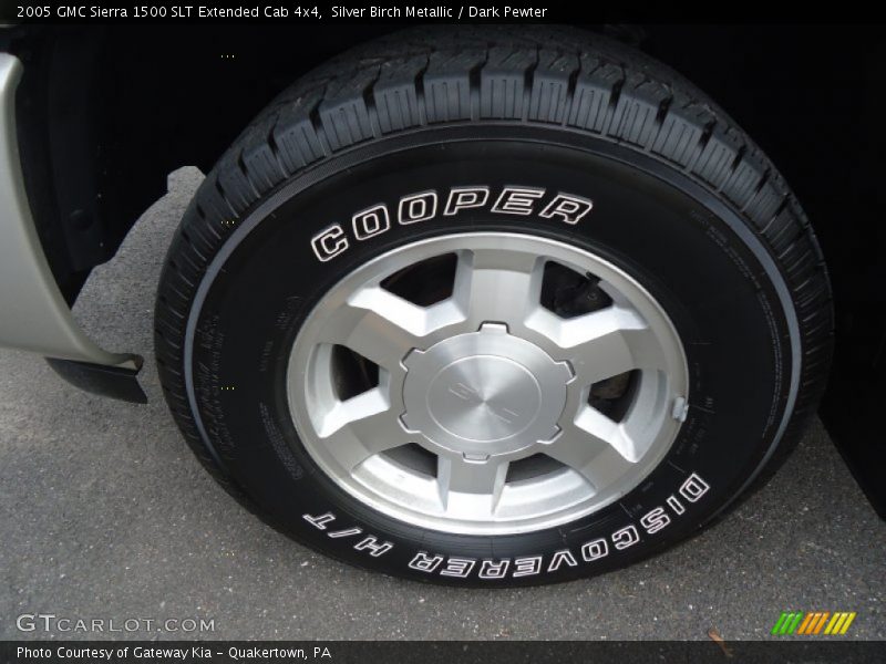 Silver Birch Metallic / Dark Pewter 2005 GMC Sierra 1500 SLT Extended Cab 4x4
