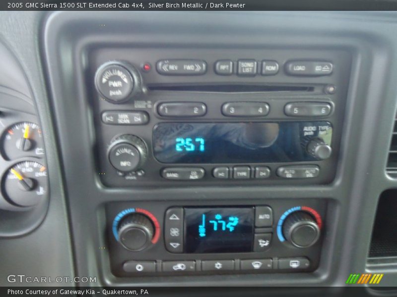 Silver Birch Metallic / Dark Pewter 2005 GMC Sierra 1500 SLT Extended Cab 4x4