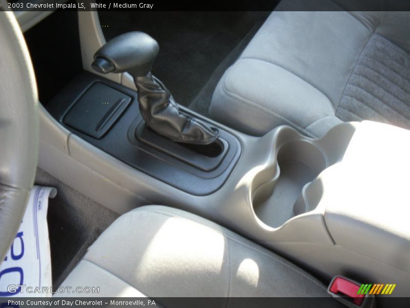 White / Medium Gray 2003 Chevrolet Impala LS