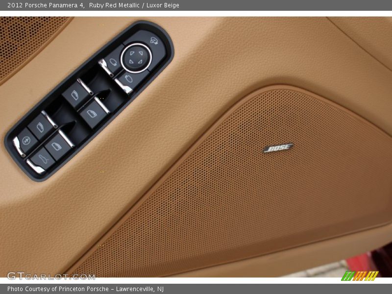 Ruby Red Metallic / Luxor Beige 2012 Porsche Panamera 4
