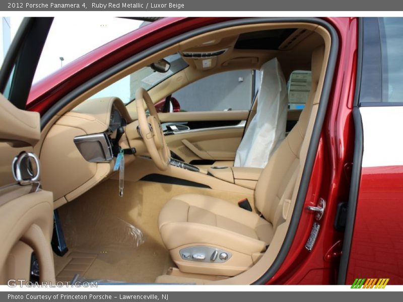  2012 Panamera 4 Luxor Beige Interior