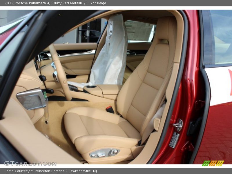  2012 Panamera 4 Luxor Beige Interior