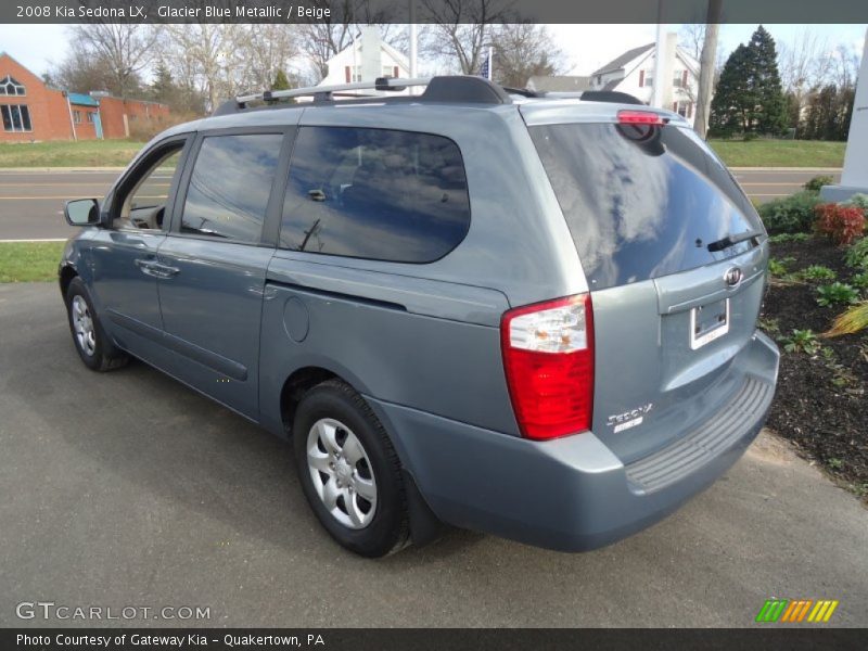 Glacier Blue Metallic / Beige 2008 Kia Sedona LX