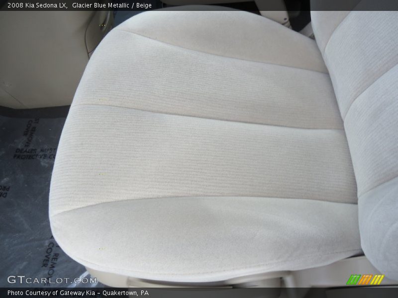 Glacier Blue Metallic / Beige 2008 Kia Sedona LX