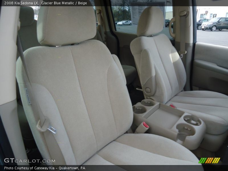 Glacier Blue Metallic / Beige 2008 Kia Sedona LX