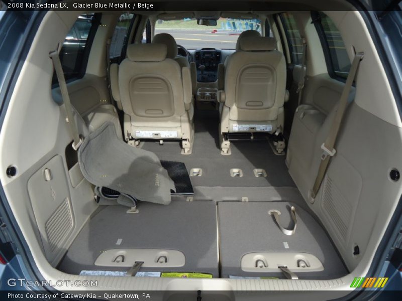 Glacier Blue Metallic / Beige 2008 Kia Sedona LX