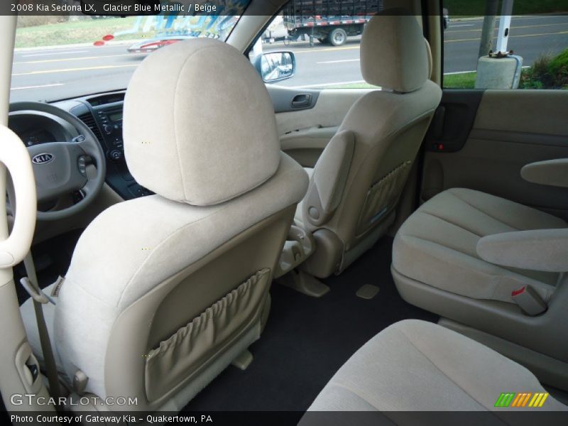 Glacier Blue Metallic / Beige 2008 Kia Sedona LX