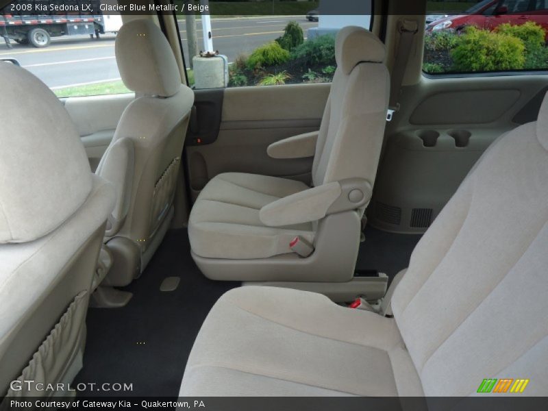 Glacier Blue Metallic / Beige 2008 Kia Sedona LX