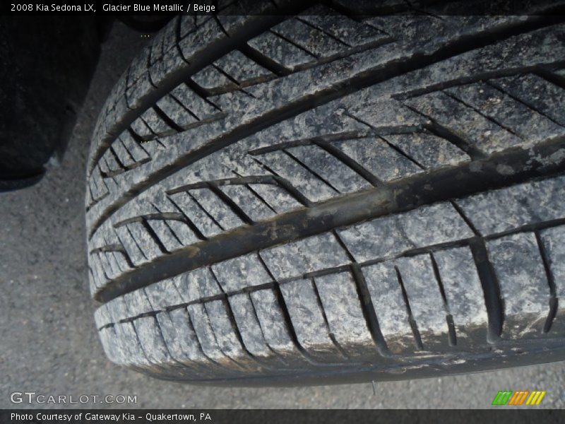 Glacier Blue Metallic / Beige 2008 Kia Sedona LX
