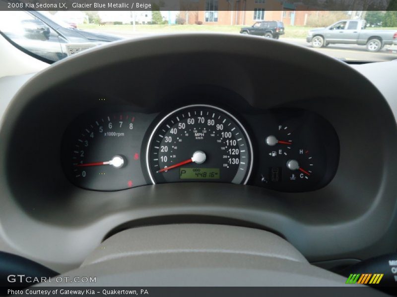 Glacier Blue Metallic / Beige 2008 Kia Sedona LX