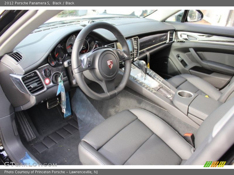  2012 Panamera S Black Interior