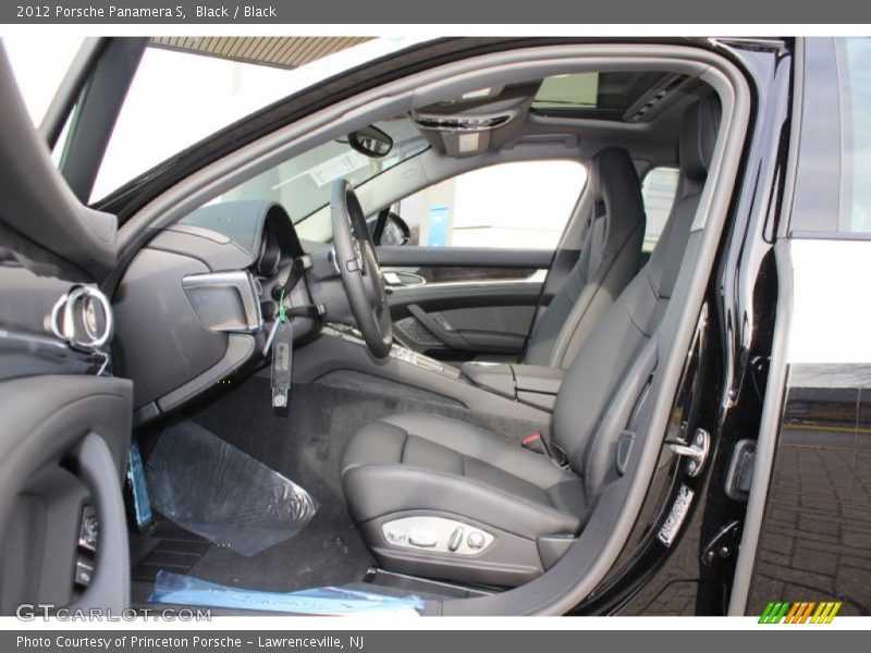  2012 Panamera S Black Interior
