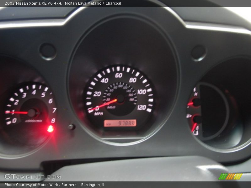 Molten Lava Metallic / Charcoal 2003 Nissan Xterra XE V6 4x4