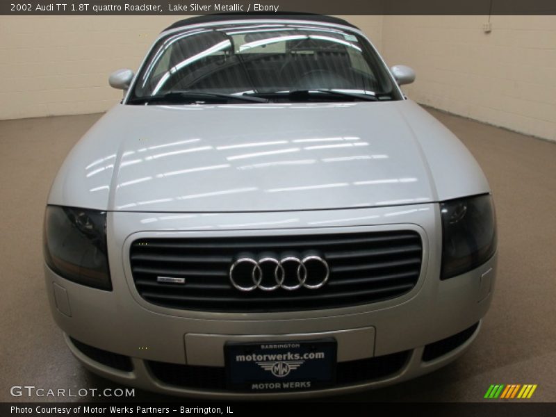 Lake Silver Metallic / Ebony 2002 Audi TT 1.8T quattro Roadster